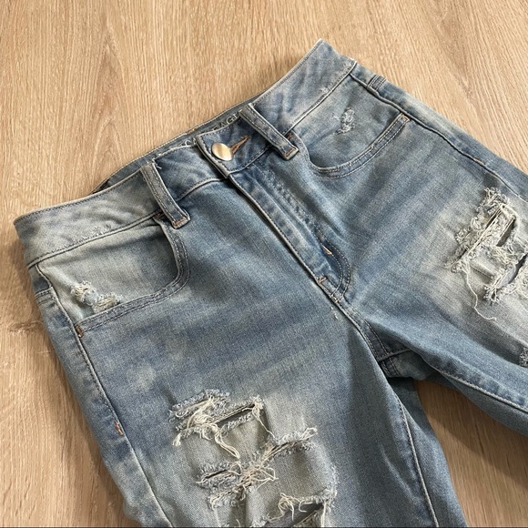 AE HIGH RISE DENIM JEGGING - Picture 3 of 11